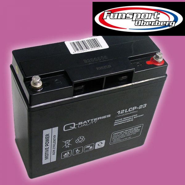 Q-Batteries 12LCP-23 | 12V 23Ah mit Schraubanschluss