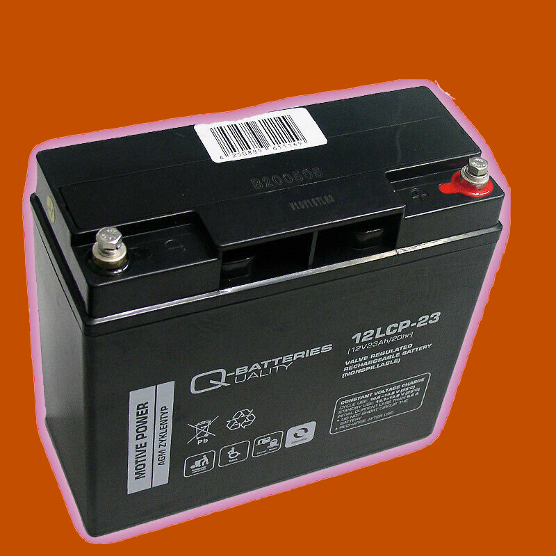 Blei-Gel Akku 12V 2,6Ah AGM für Portabler Lautsprecher Lenco PA-45 Accu Batterie 