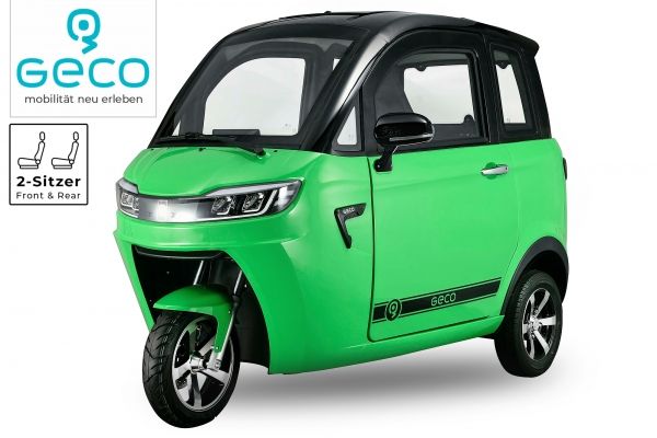 Elektroauto Geco E-Automobile - Geco TWIN 8.0 Elektroauto V2 7.5kW  brushless Motor inkl. 72V 125Ah Batterien Straßenzulassung