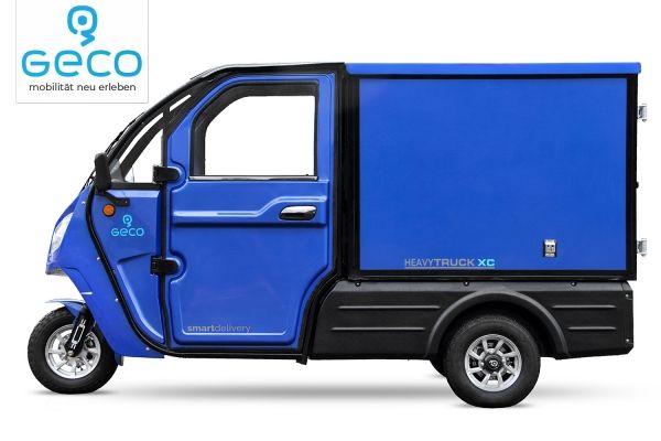 EEC Elektroauto Geco Truck XC V10 3kW inkl. 4,3 kW/h|72V 60Ah Batterien Straßenzulassung Pickup Koff
